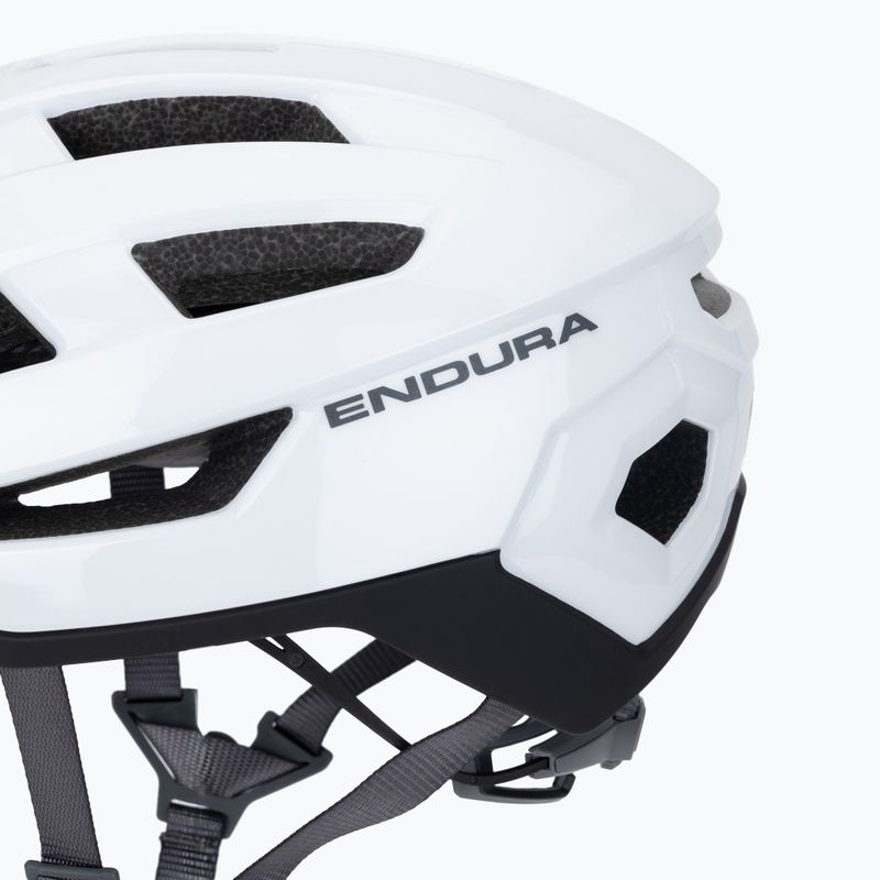 Endura Xtract weißer Fahrradhelm 7