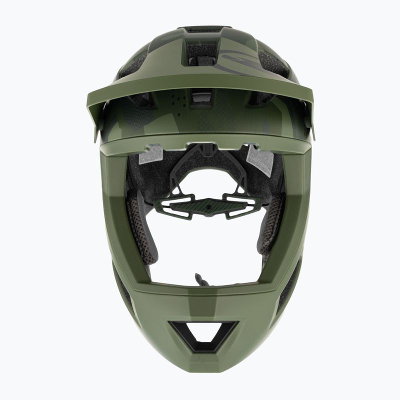 Fahrrad Helm Kinder Endura Singletrack Full Face Youth olive green 2