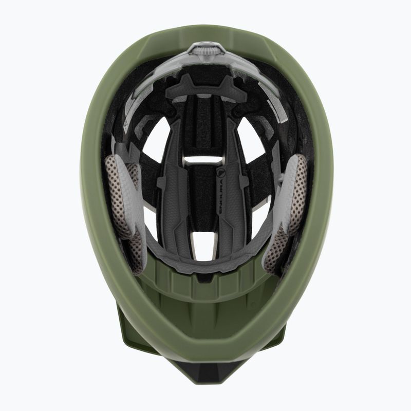 Fahrrad Helm Kinder Endura Singletrack Full Face Youth olive green 5