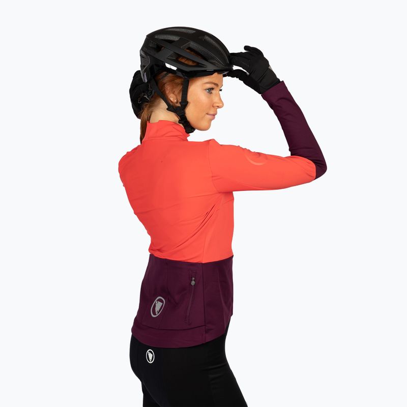 Fahrrad Longsleeve Damen Endura FS260 Jetstream aubergine 3