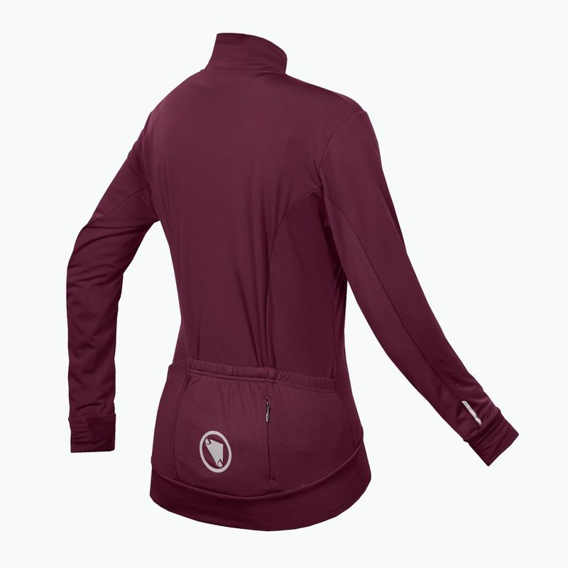 Fahrrad Longsleeve Damen Endura Xtract Roubaix aubergine 9