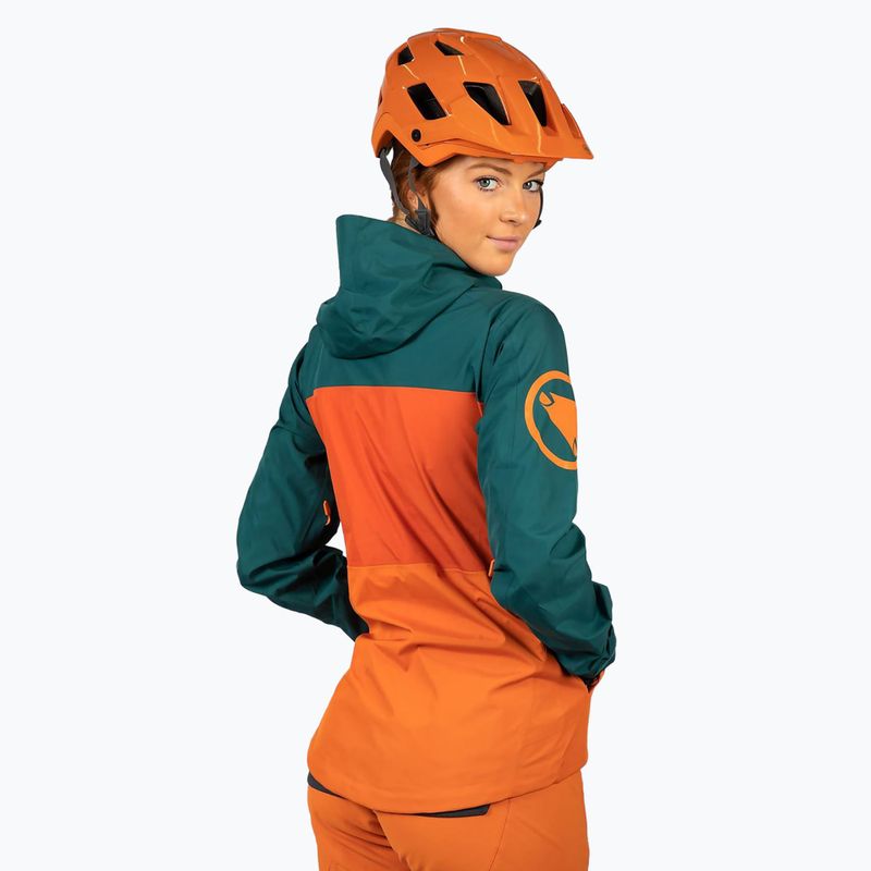 Fahrradjacke Damen Endura Singletrack II Waterproof harvest 4