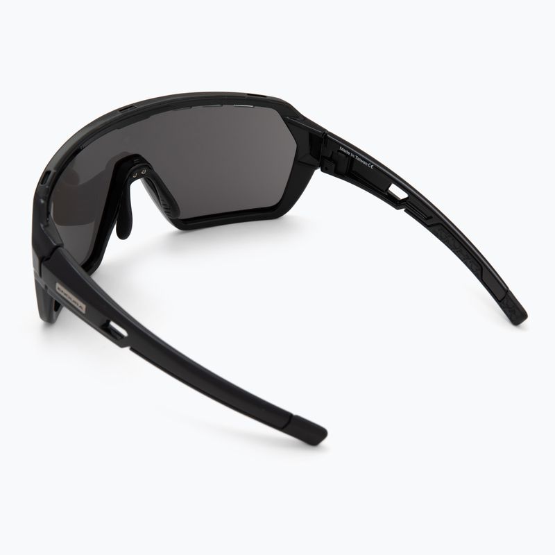Endura Singletrack schwarz/platin revo smoke/clear silver flash mirror Sonnenbrille 3