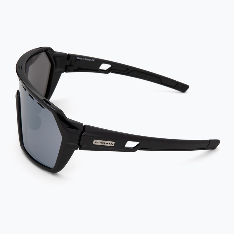 Endura Singletrack schwarz/platin revo smoke/clear silver flash mirror Sonnenbrille 5