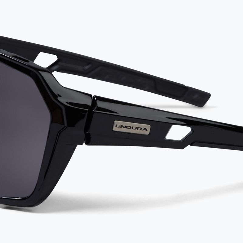 Endura Singletrack Frameless schwarz/platin revo smoke/clear silver flash Sonnenbrille 3