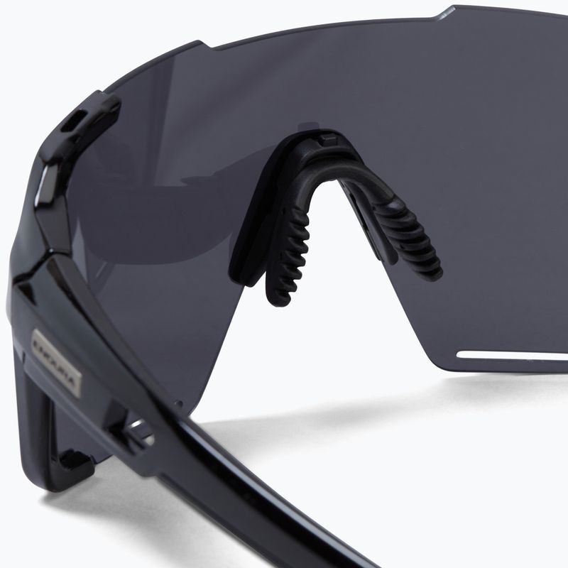 Endura Singletrack Frameless schwarz/platin revo smoke/clear silver flash Sonnenbrille 4