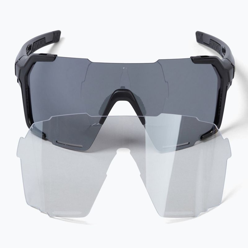 Endura Singletrack Frameless schwarz/platin revo smoke/clear silver flash Sonnenbrille 5