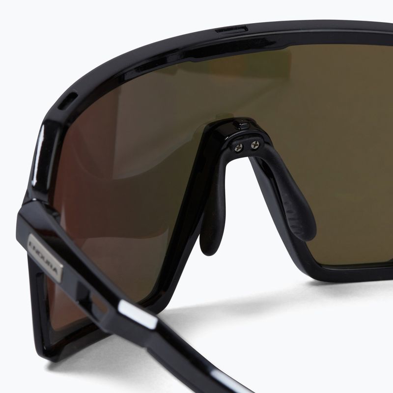 Endura Pro SL schwarz/sunset revo braun/klar silber flash mirror/amber Sonnenbrille 4
