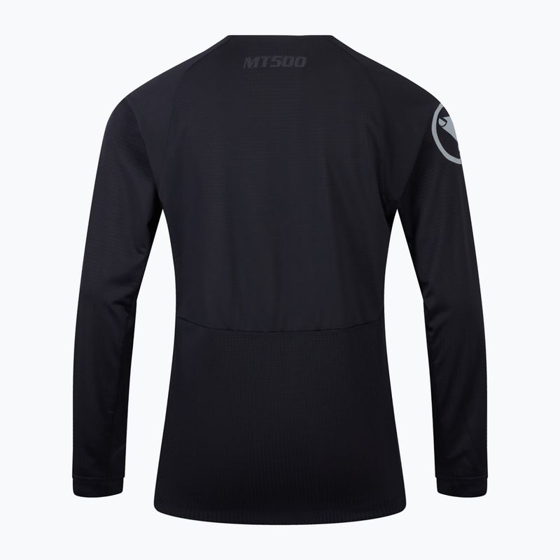 Longsleeve Fahrrad Kinder Endura MT500 Burner black 2