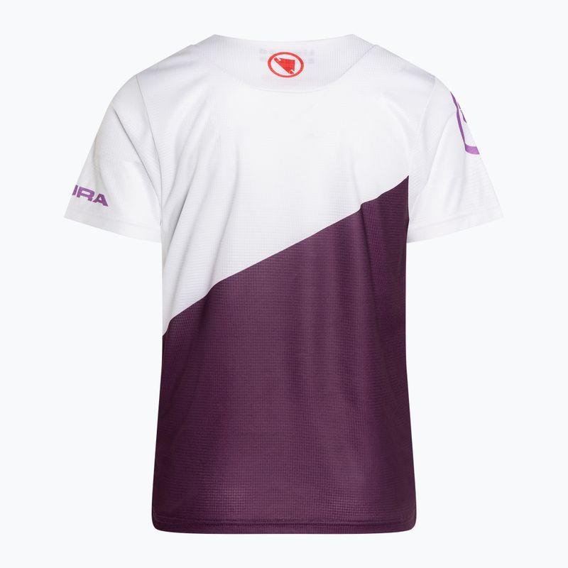 Fahrradtrikot Kinder Endura Singletrack Core aubergine 2