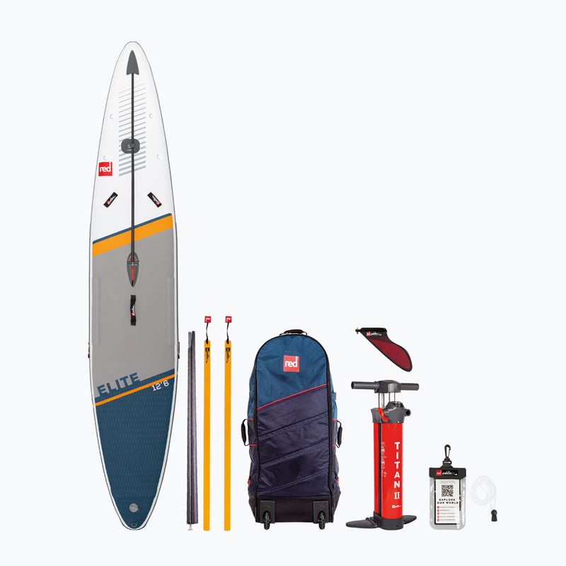 SUP Brett Red Paddle Co Elite 2024 12'6" grau