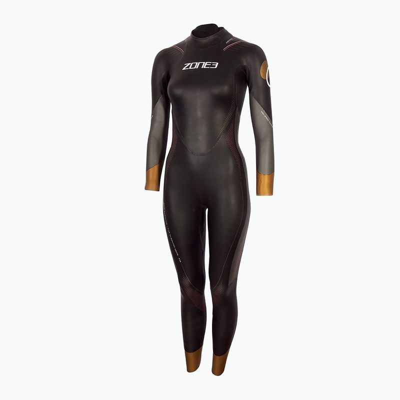 Triathlon neoprenanzug Damen Zone3 Thermal Aspire 11 schwarz