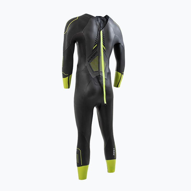 Zone3 Vision Triathlon Neoprenanzug für Herren schwarz WS21MVIS101 7