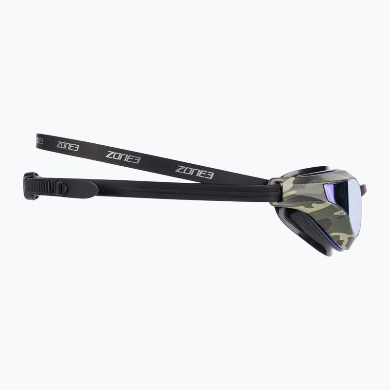 ZONE3 Viper-Speed schwarz/grün/camo Schwimmbrille 3