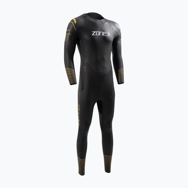 Schaumstoff für das Schwimmen Herren ZONE3 Thermal Aspect Breaststroke black/orange/yellow