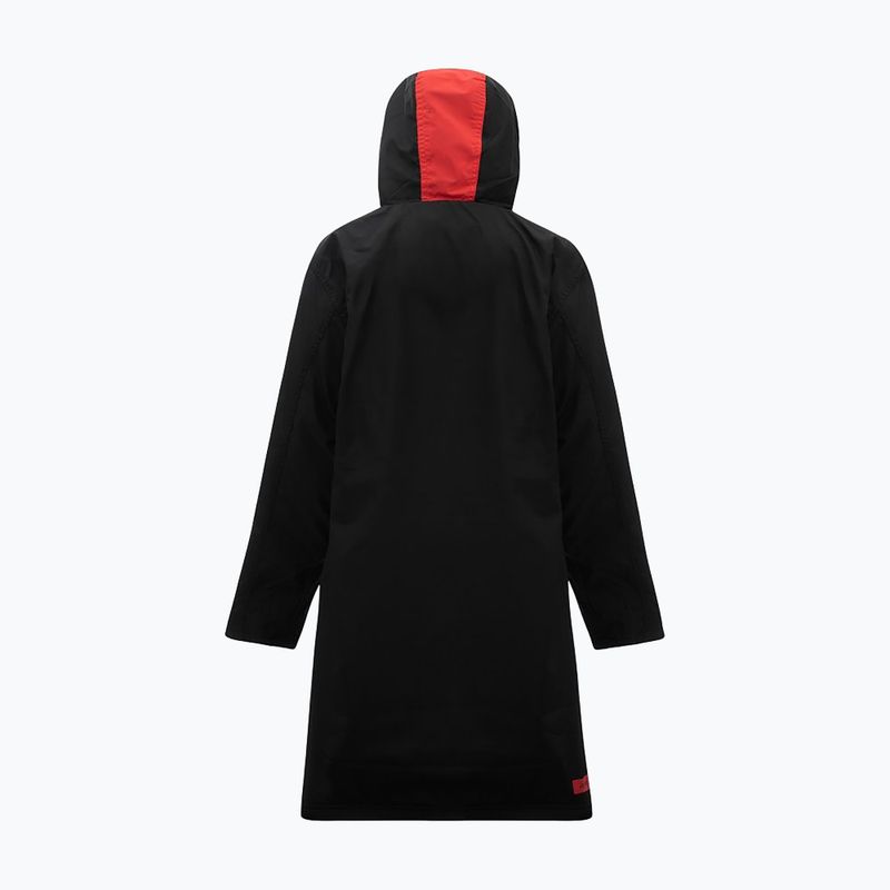 Kinder ZONE3 Polar Fleece Parka Wickelmantel Jr schwarz 2