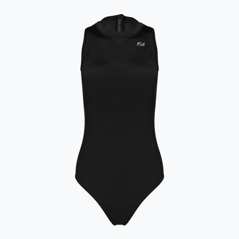 Badeanzug Damen ZONE3 OWS Renew High Neck black