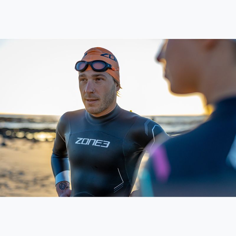 Schwimmbrille ZONE3 Venator-X black/neon orange 4