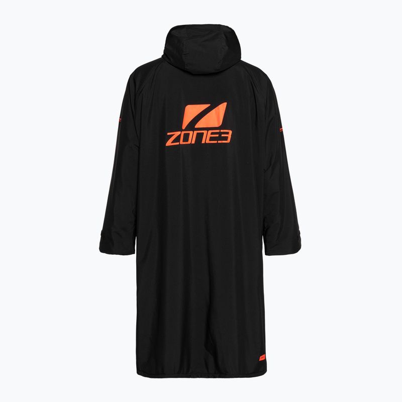 ZONE3 Thermo Tech Changing Fleece Parka schwarz/orange 2