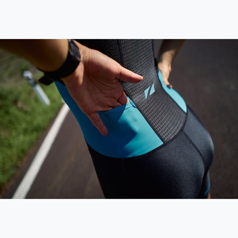 Triathlon-Anzug Damen ZONE3 Activate Trisuit black/turquoise 9