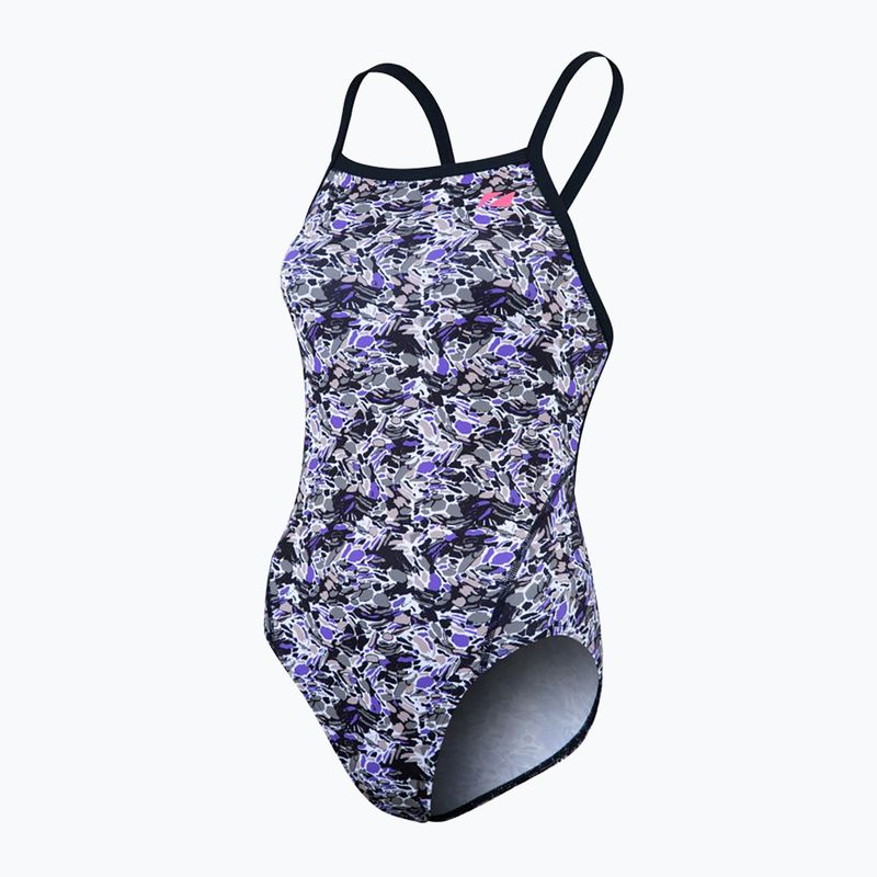 Einteiler Badeanzug Damen ZONE3 Pacific Koa Strap Back black/green 4