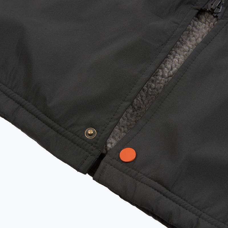 ZONE3 Recycelter Robe Parka Mantel schwarz/grau/orange 5