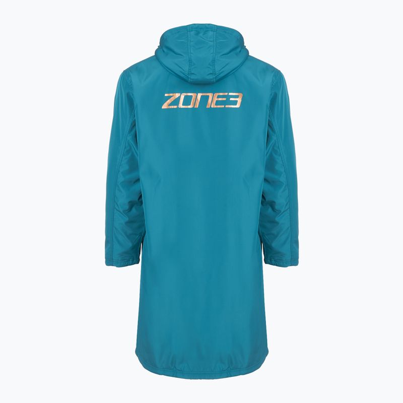 Mantel ZONE3 Recycled Thermo-tech Robe Parka teal/copper 2