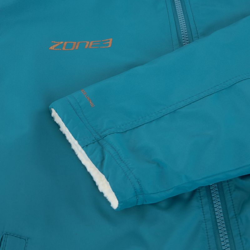 Mantel ZONE3 Recycled Thermo-tech Robe Parka teal/copper 3