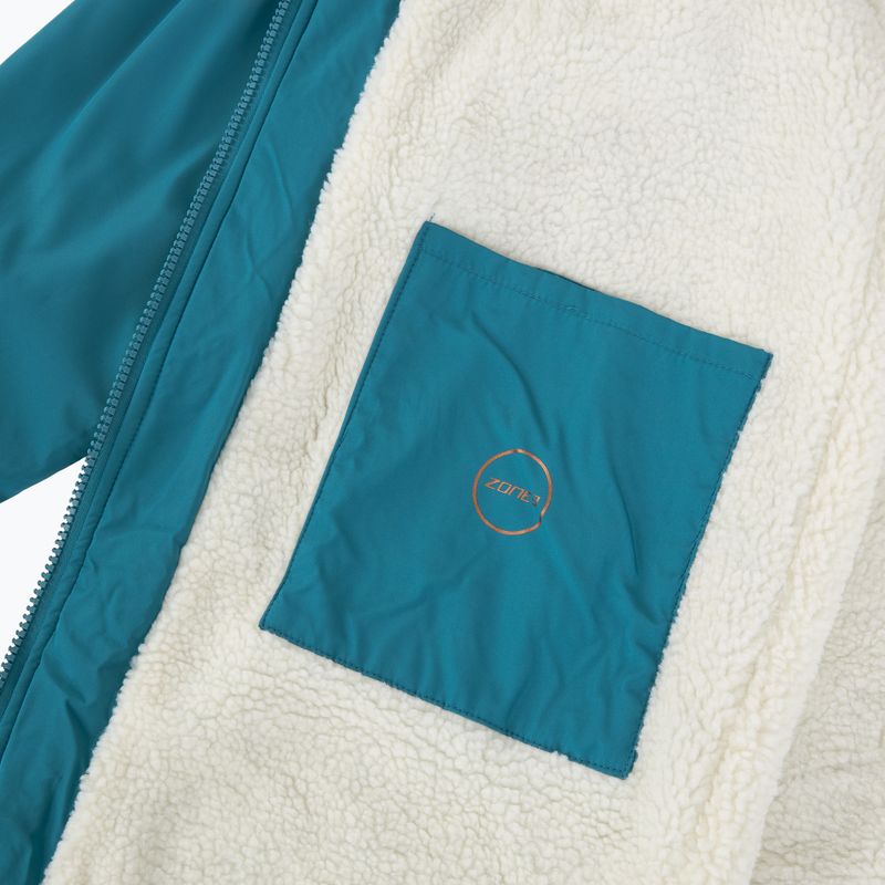 Mantel ZONE3 Recycled Thermo-tech Robe Parka teal/copper 5