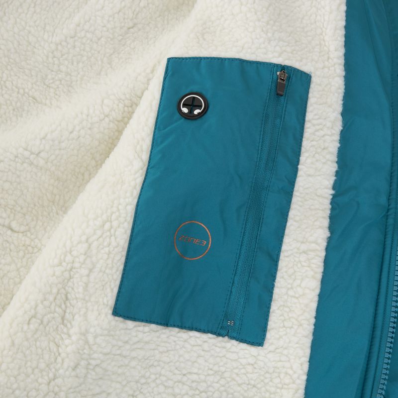 Mantel ZONE3 Recycled Thermo-tech Robe Parka teal/copper 6