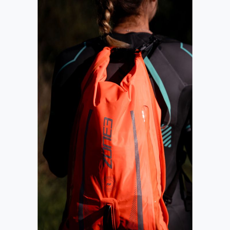 ZONE3 Safety Buoy/Dry Bag Recycled 2 Led Light 28 l Rucksack hi-vis orange 3