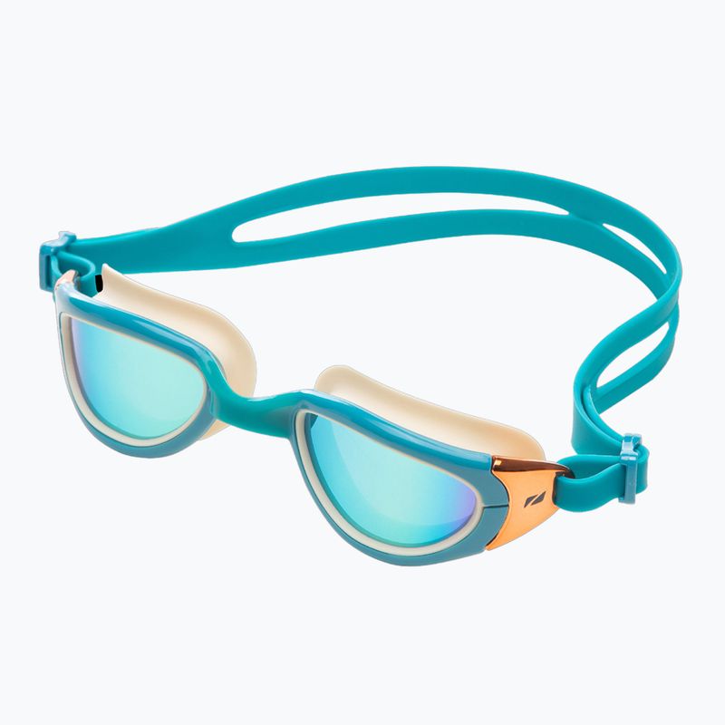ZONE3 Attack teal/cream/cooper Schwimmbrille 6