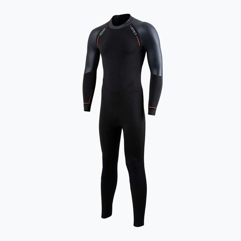 ZONE3 Yulex® Switch Herren Schwimmanzug schwarz/orange