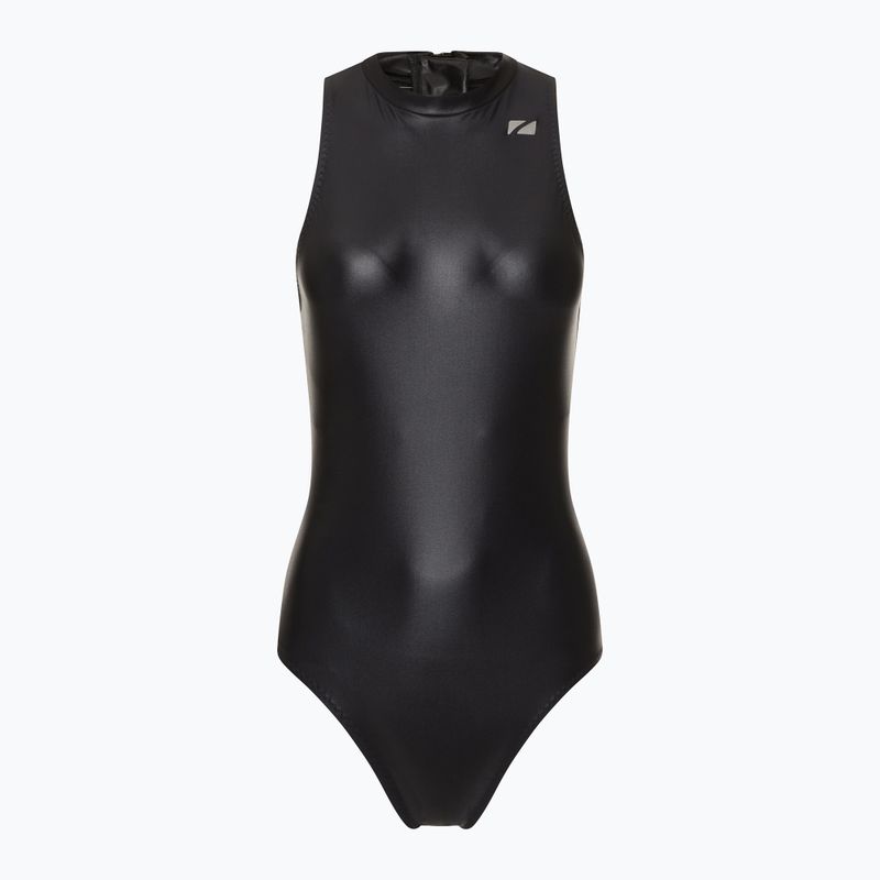 Einteiler Badeanzug Damen ZONE3 OWS Ti+ Thermal High Neck black