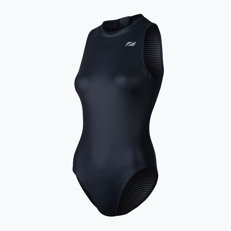 Einteiler Badeanzug Damen ZONE3 OWS Ti+ Thermal High Neck black
