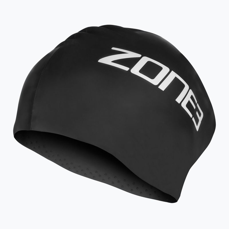 ZONE3 Long Hair Badekappe schwarz