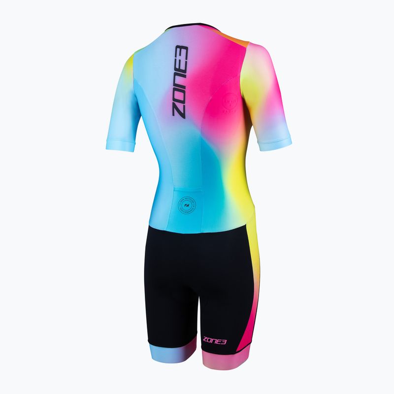 Triathlon-Anzug Damen ZONE3 Activate+ Trisuit neon/black 2