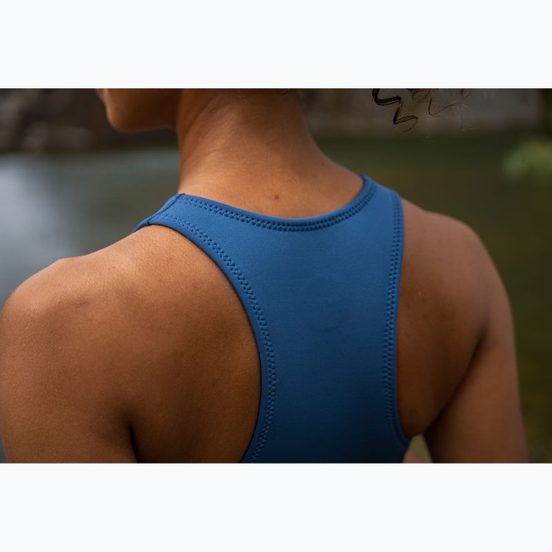 Damen Schwimm-Neoprenanzug ZONE3 Yulex Sleeveless multi blue/white 10