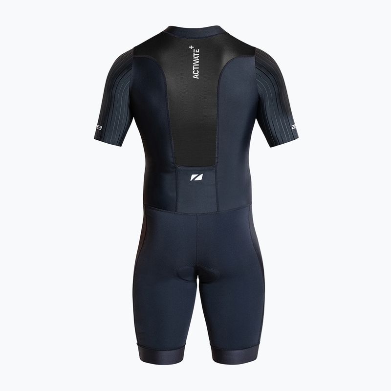 Triathlon-Anzug Herren ZONE3 Activate+ Trisuit black 2