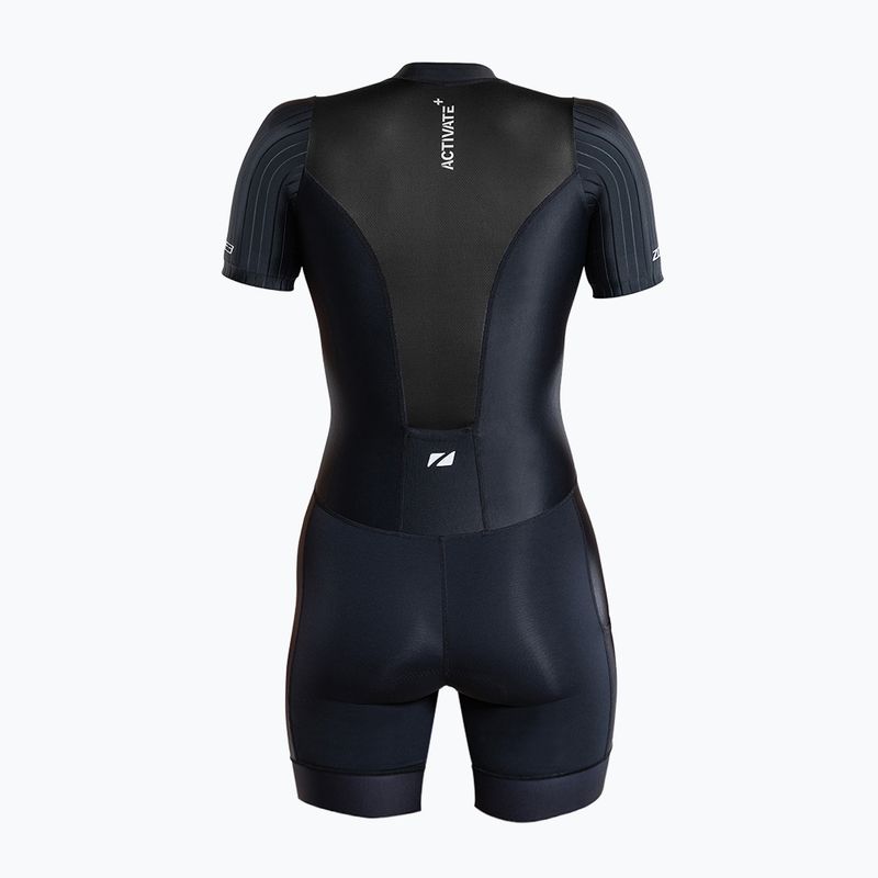 Triathlon-Anzug Damen ZONE3 Activate+ Trisuit black 2