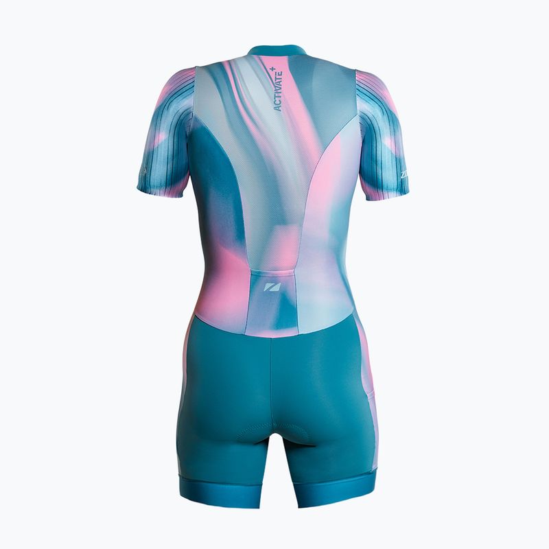 Damen-Triathlonanzug ZONE3 Activate+ Trisuit print 2