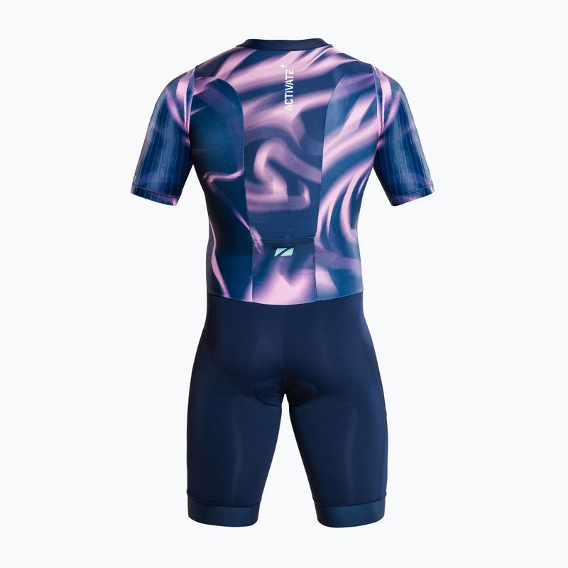 Triathlonanzug Herren ZONE3 Activate+ Trisuit print 2