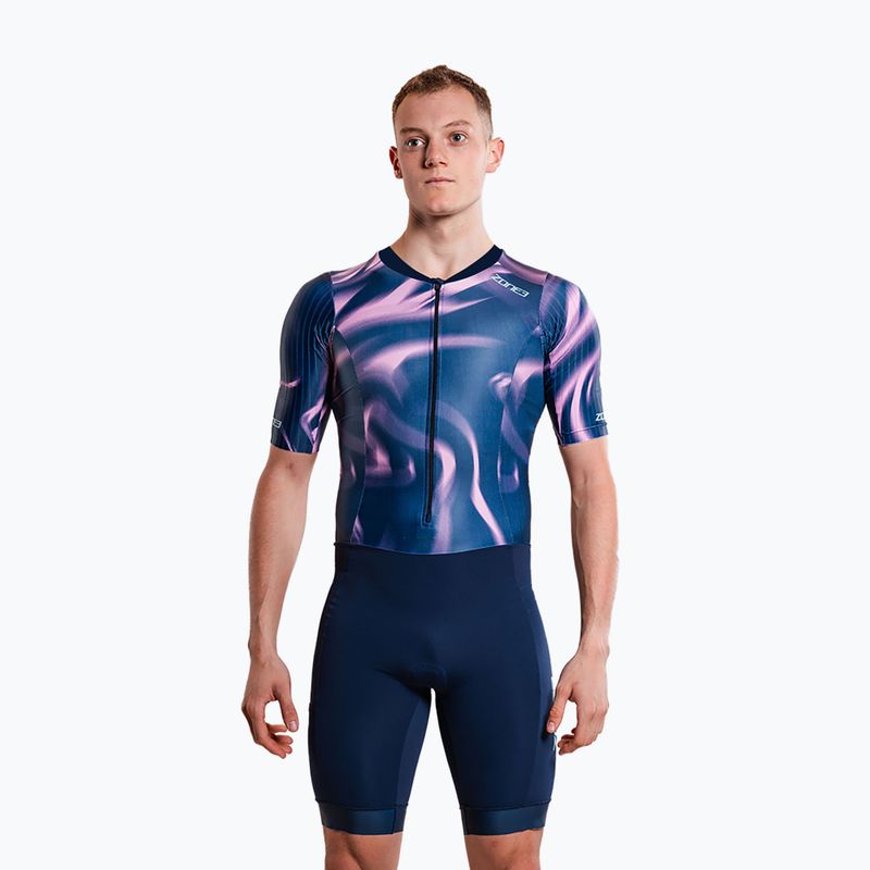 Triathlonanzug Herren ZONE3 Activate+ Trisuit print 3