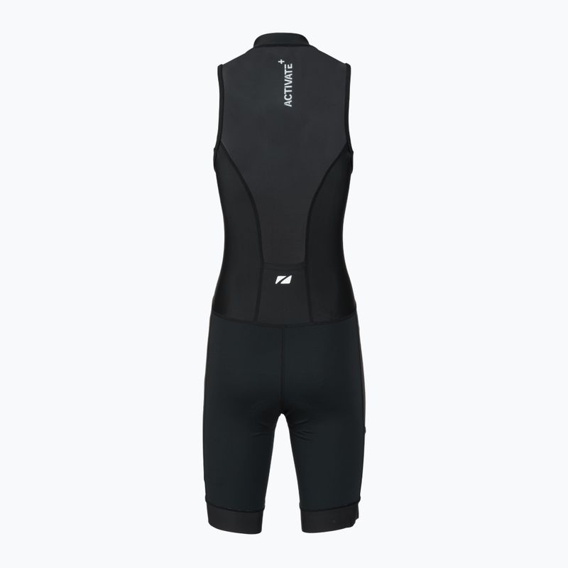 Damen-Triathlonanzug ZONE3 Activate+ Sleeveless Trisuit black 2