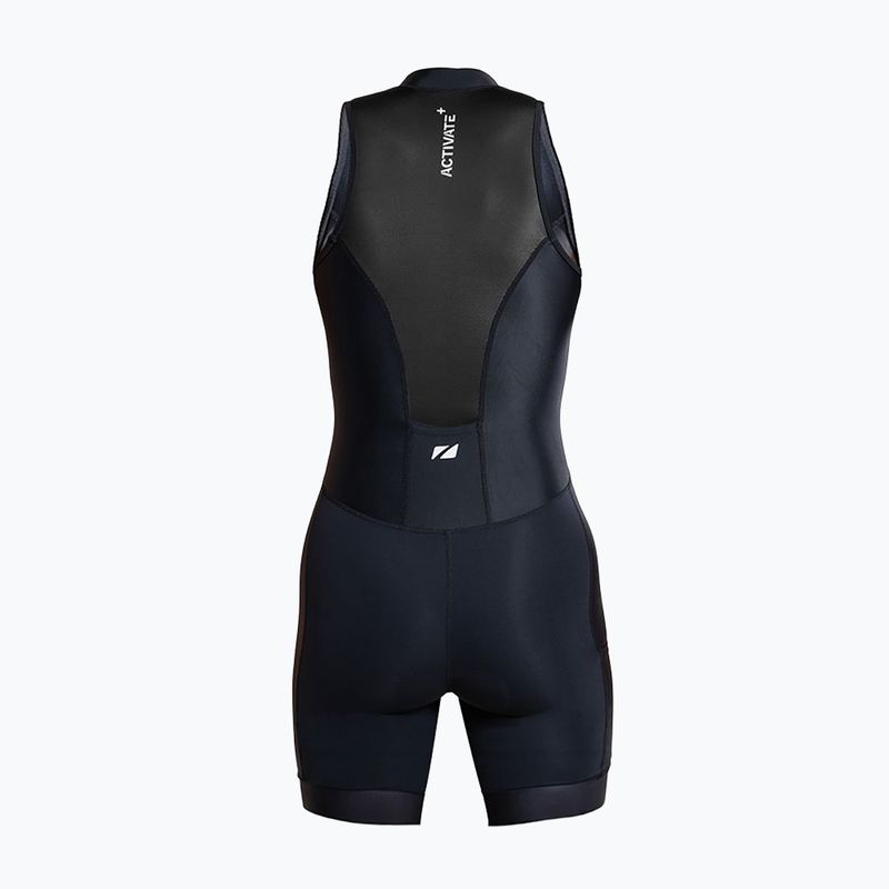 Damen-Triathlonanzug ZONE3 Activate+ Sleeveless Trisuit black 2