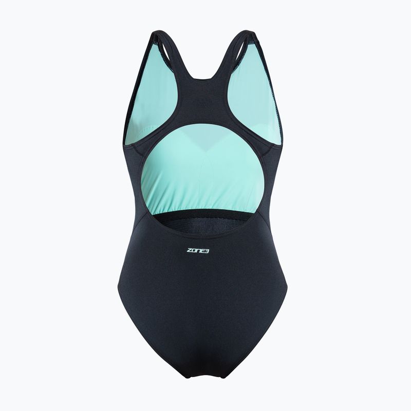 Damen-Einteiler Badeanzug ZONE3 Classic black 2