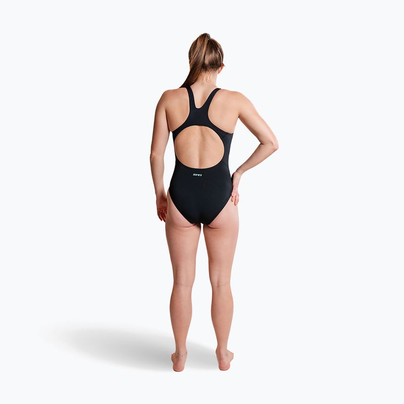 Damen-Einteiler Badeanzug ZONE3 Classic black 5