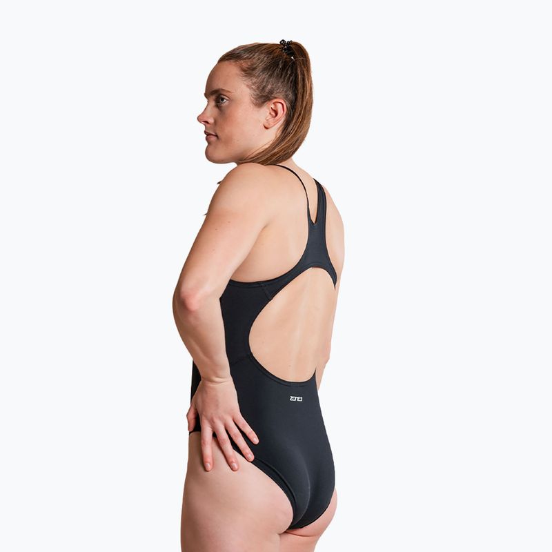 Damen-Einteiler Badeanzug ZONE3 Classic black 7