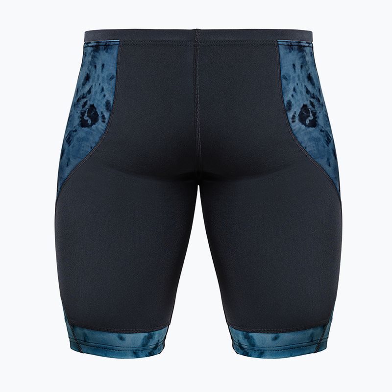 Herren-Schwimmjammer ZONE3 Performance Speed teal tie dye 2