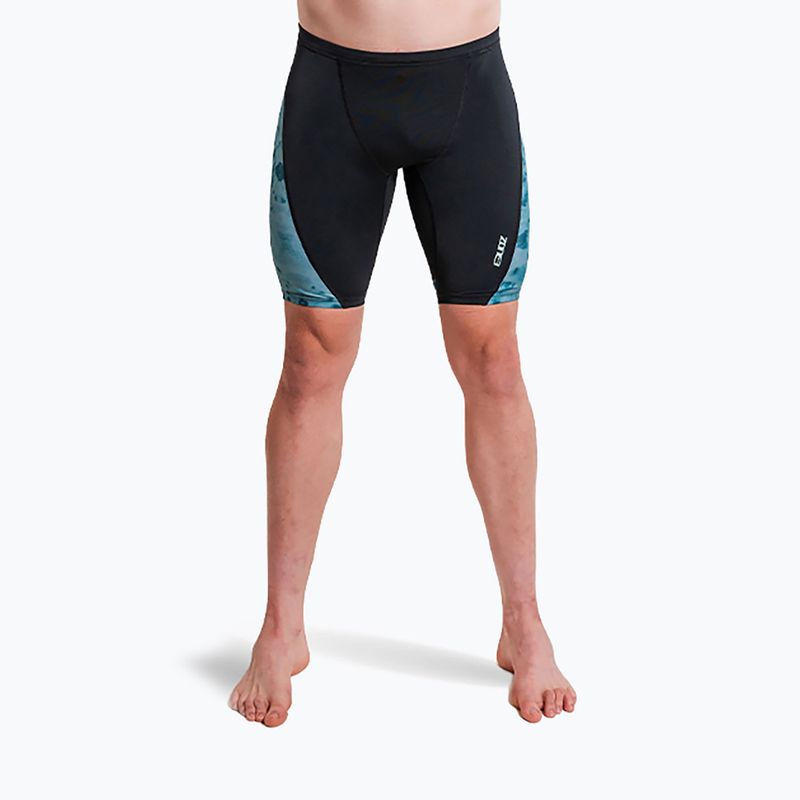 Herren-Schwimmjammer ZONE3 Performance Speed teal tie dye 3